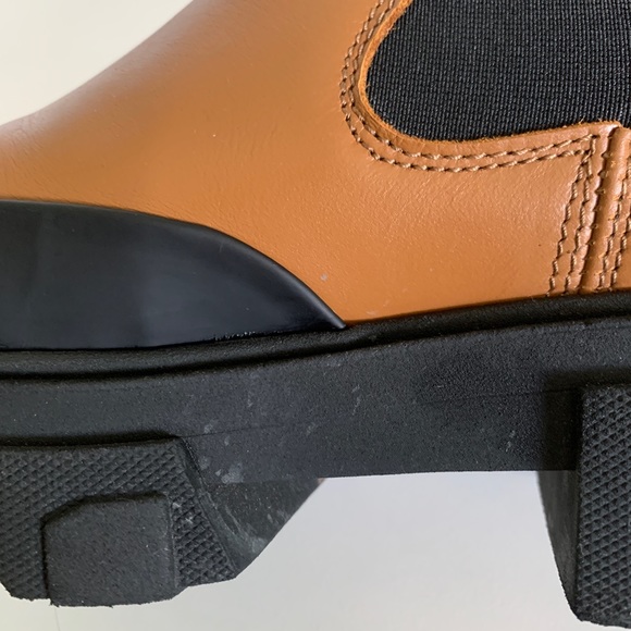 Ganni Brown Leather Boots 38 - Picture 5 of 5